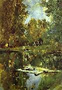 Pond in Abramtsevo Valentin Serov